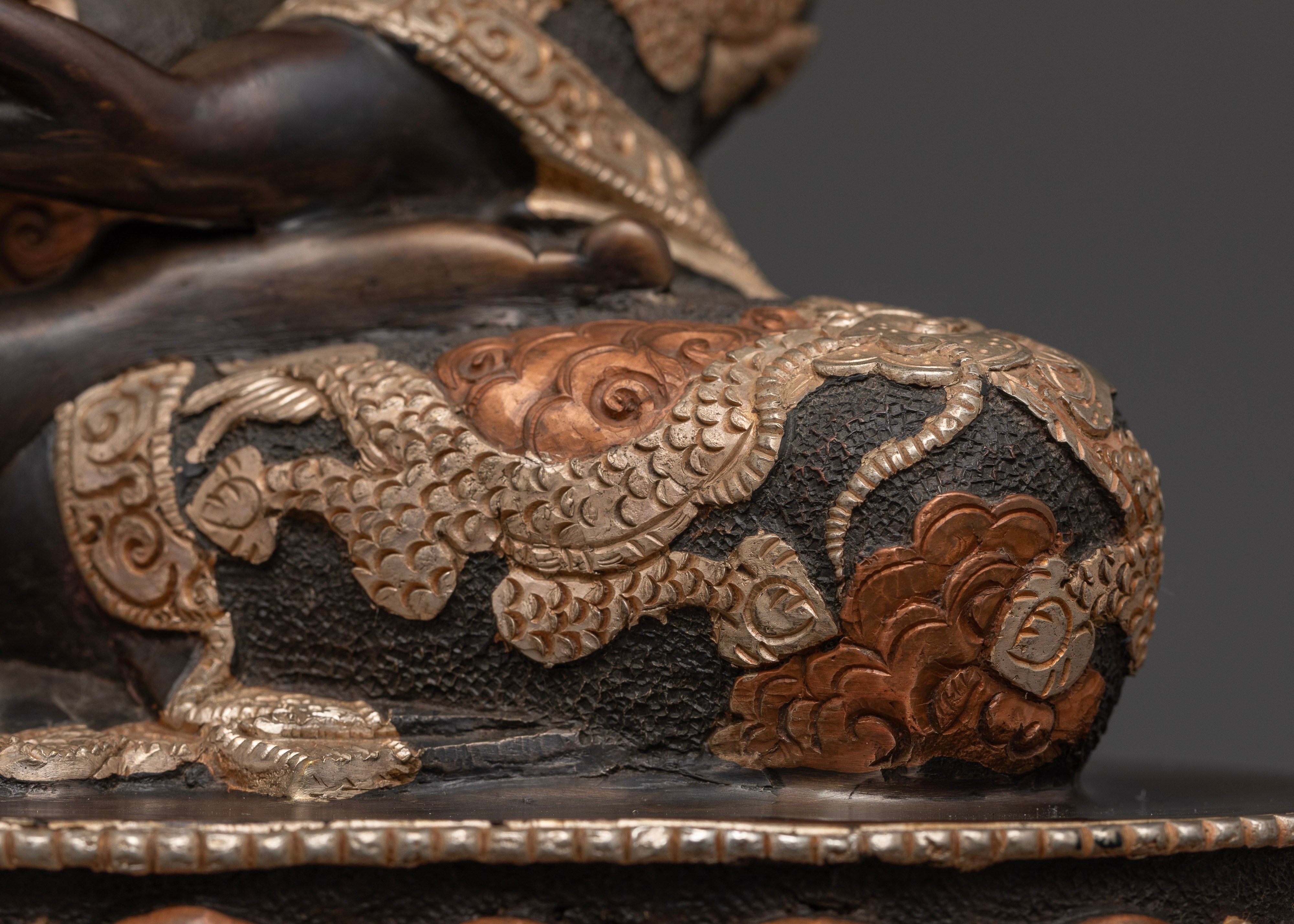 The Majestic Buddha Shakyamuni Oxidized Altar