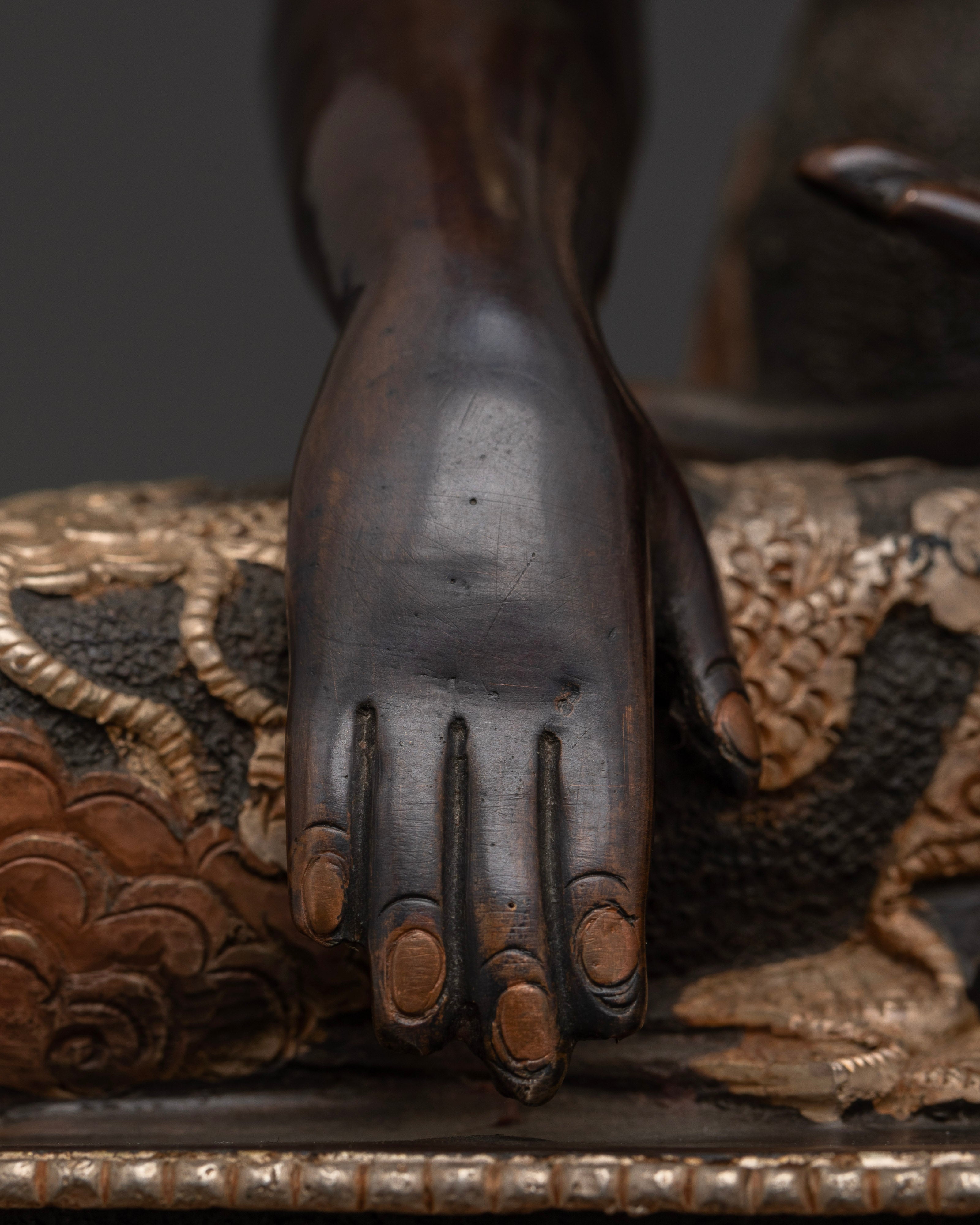 The Majestic Buddha Shakyamuni Oxidized Altar