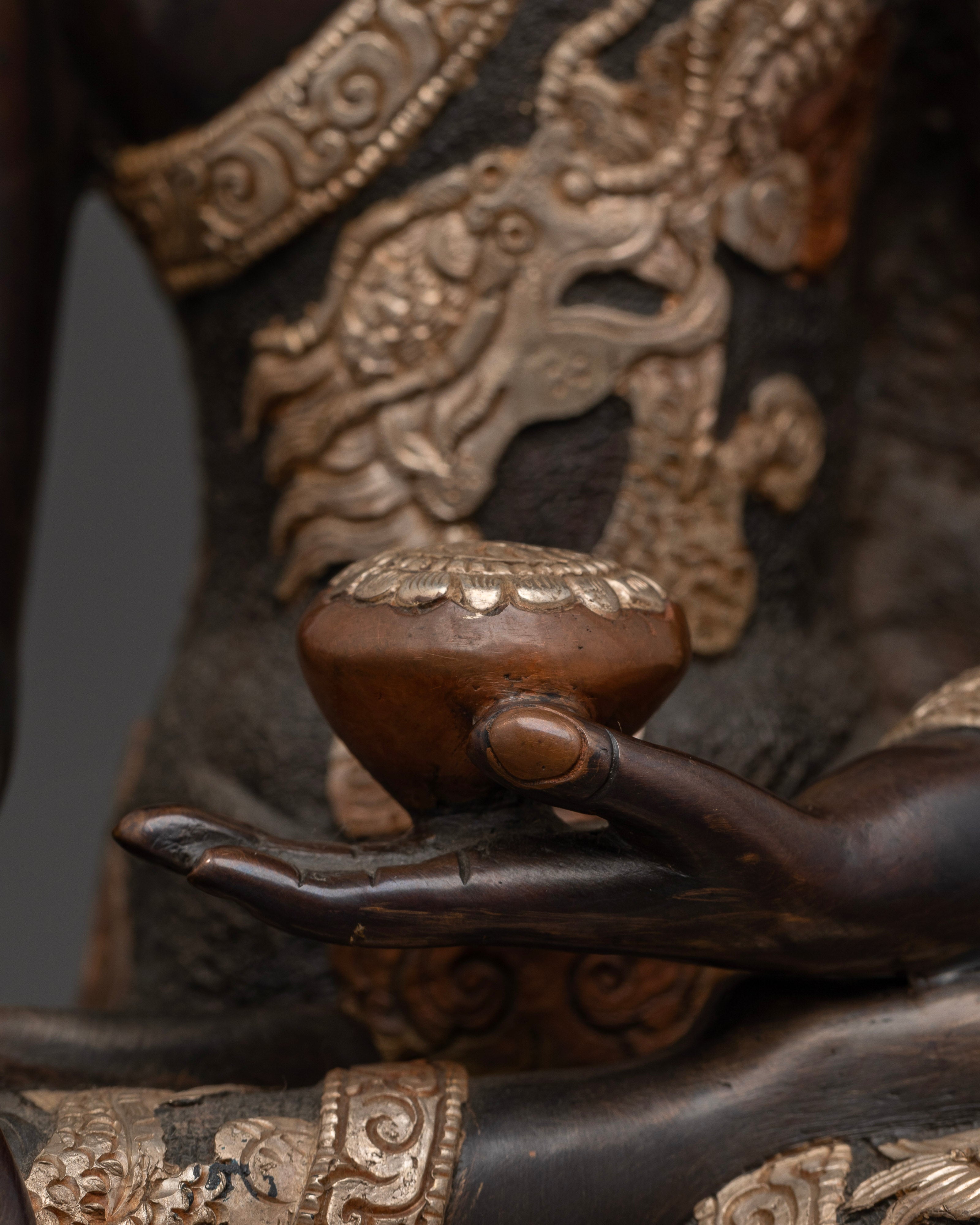 The Majestic Buddha Shakyamuni Oxidized Altar