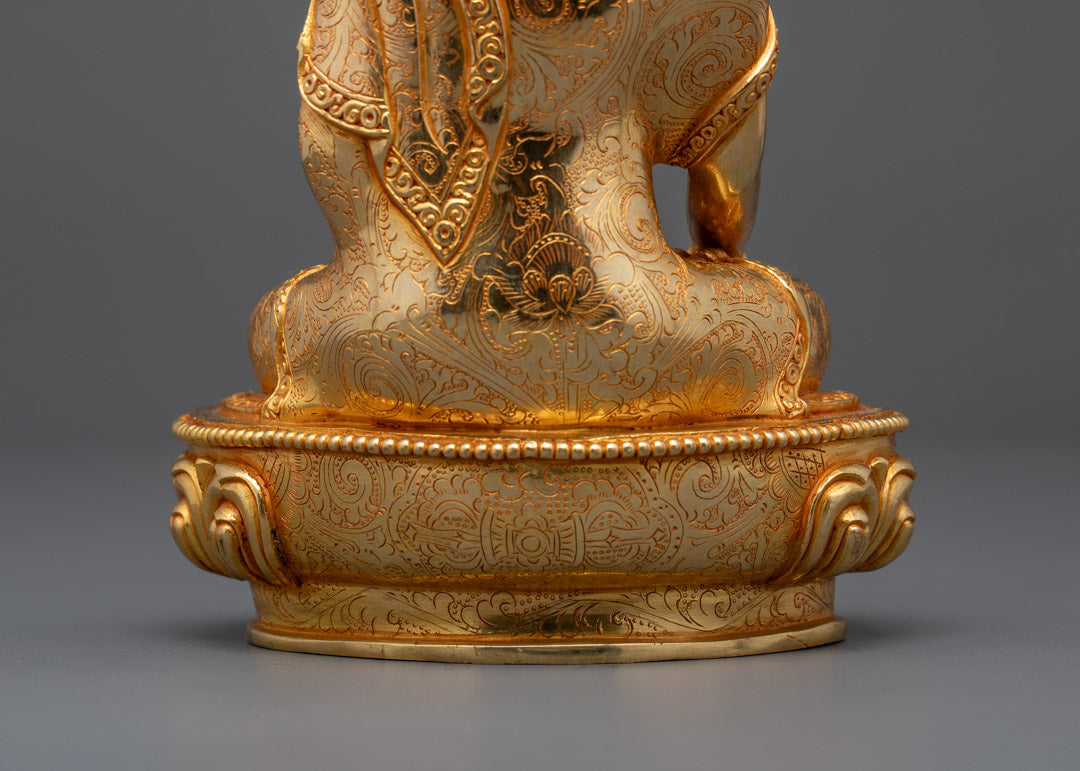 Shakyamuni Buddha Statue | Traditional Nepalese Hand-Carved Copper