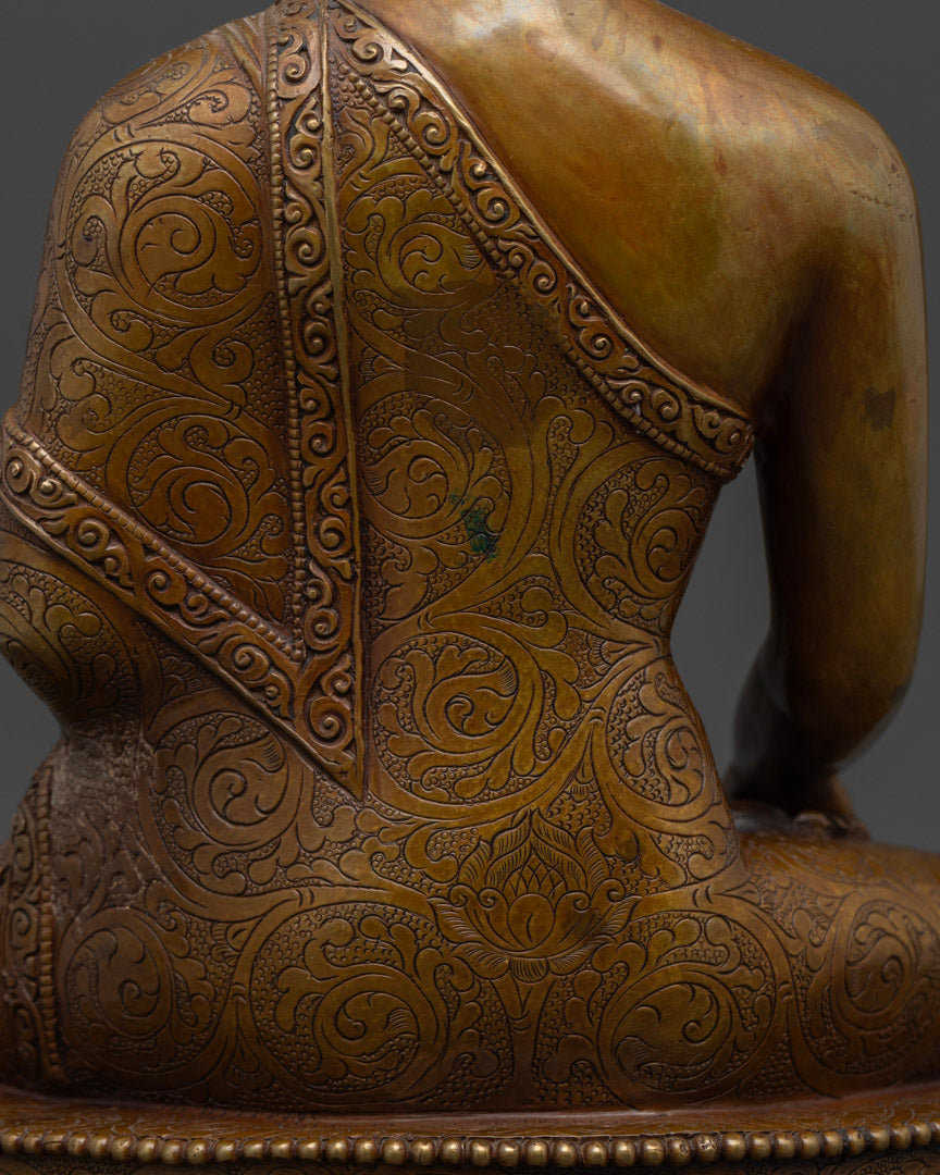 Oxidized Shakyamuni Buddha Statue | Gautama Buddha