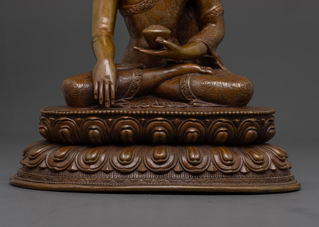 Oxidized Shakyamuni Buddha Statue | Gautama Buddha