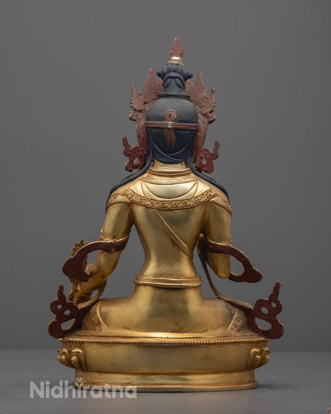 The Nepalese Kshitigarbha Statue Showing Consecration Chamber for Mantras and Relics