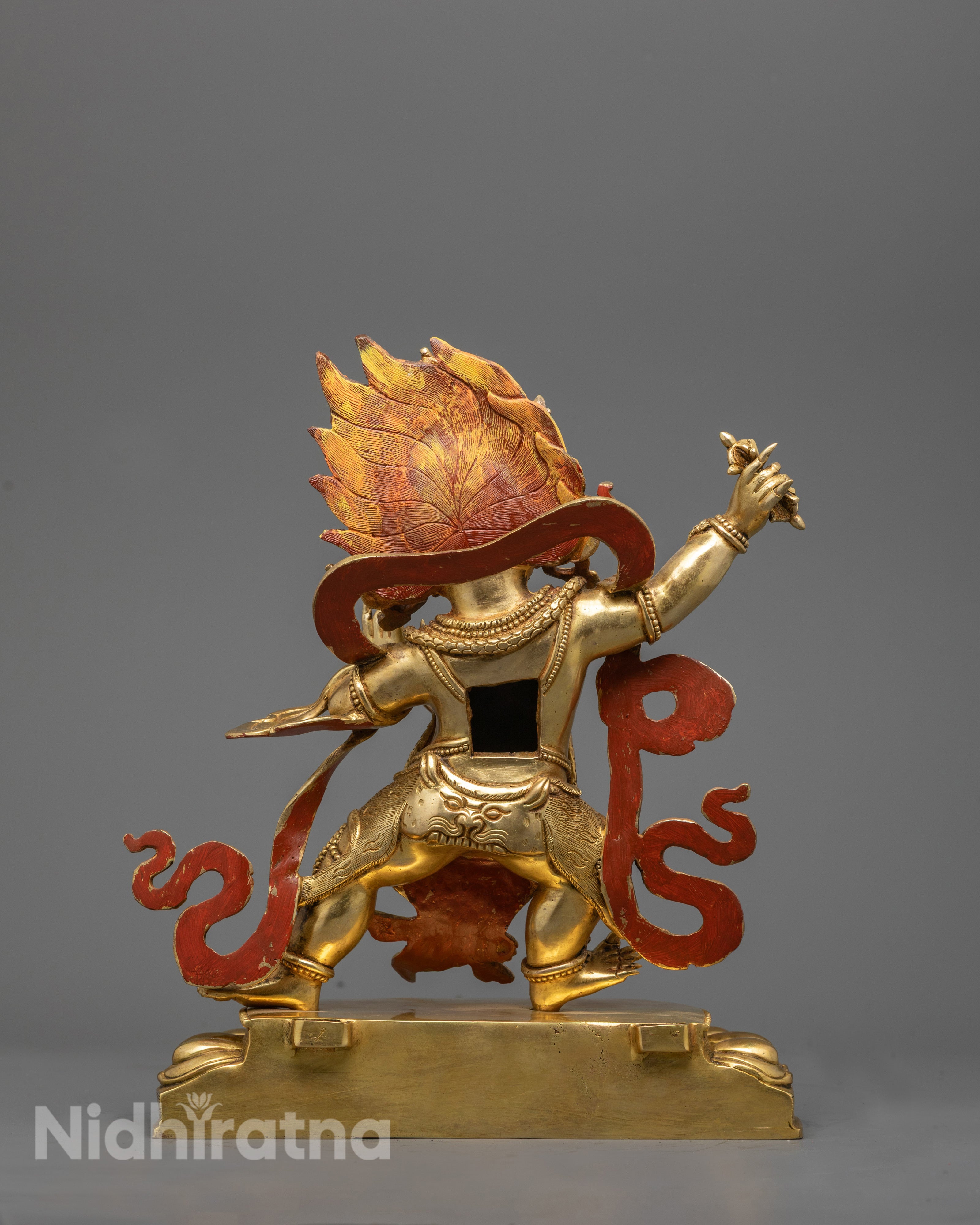 Vajrapani Statue highlighting traditional lost wax craftsmanship and spiritual symbolism