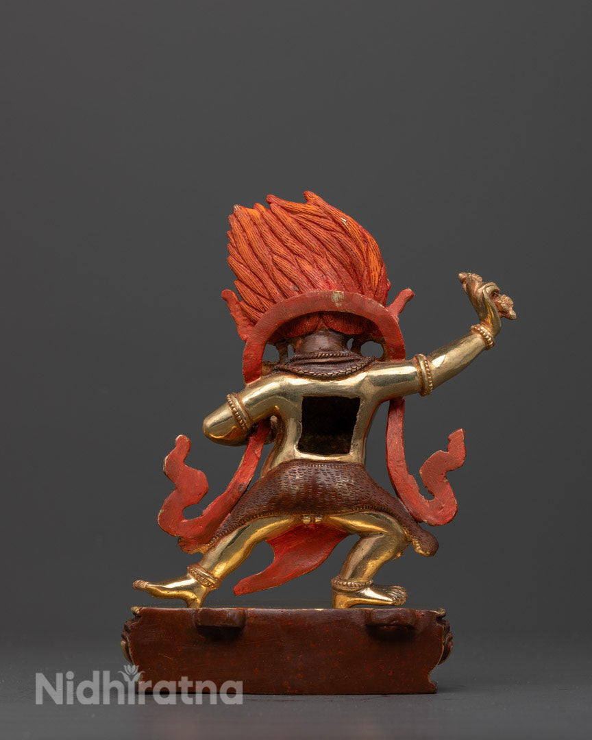 Mahachakra vajrapani Statue | 24k Gold Glited