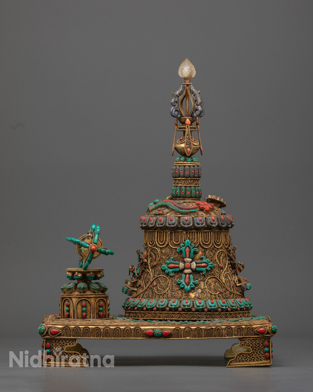 Buddhist Bell and Bajra Set | Tibetan Dharma Object