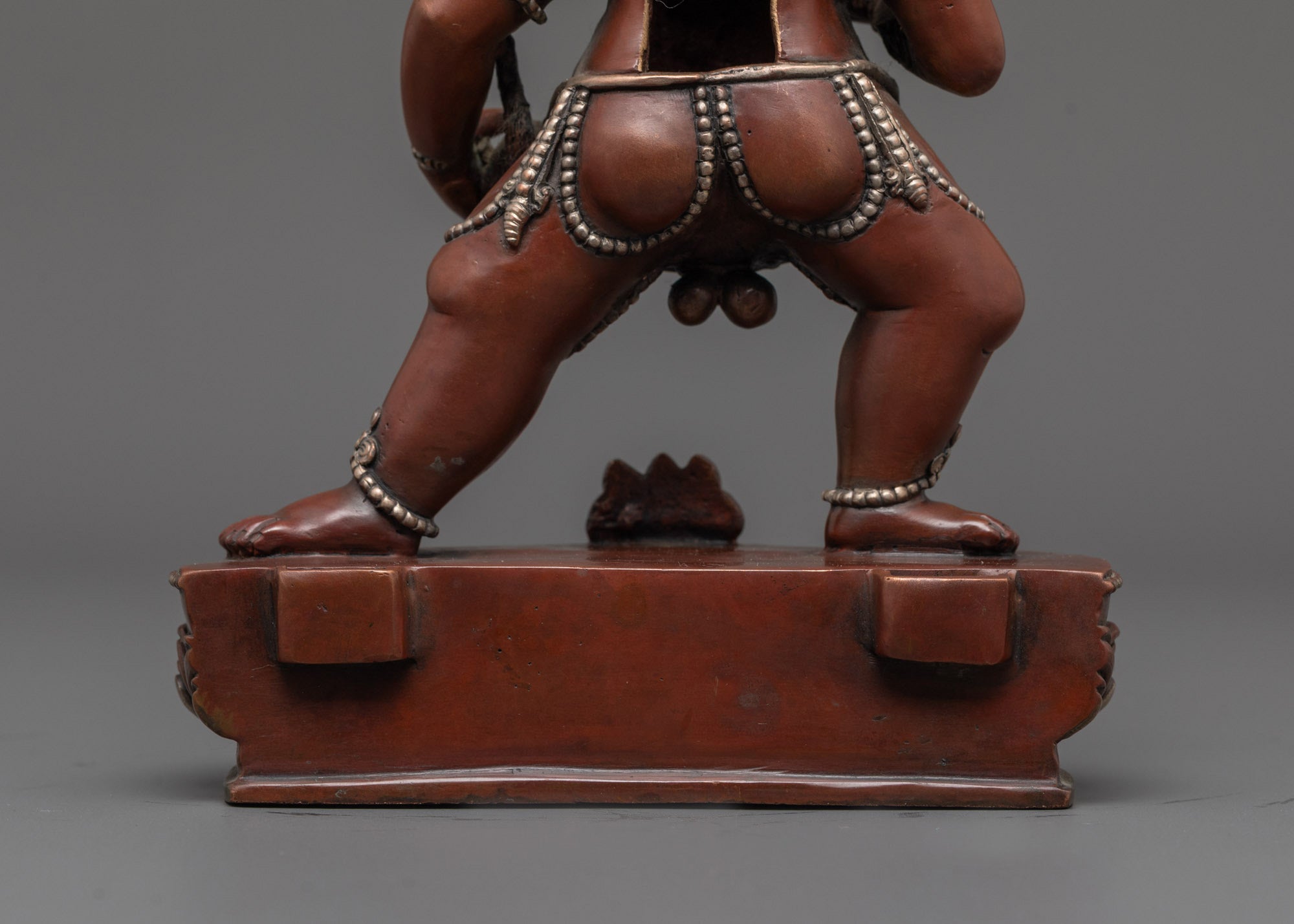 Oxidized Black Dzambhala Statue | Buddhist God of Fortune