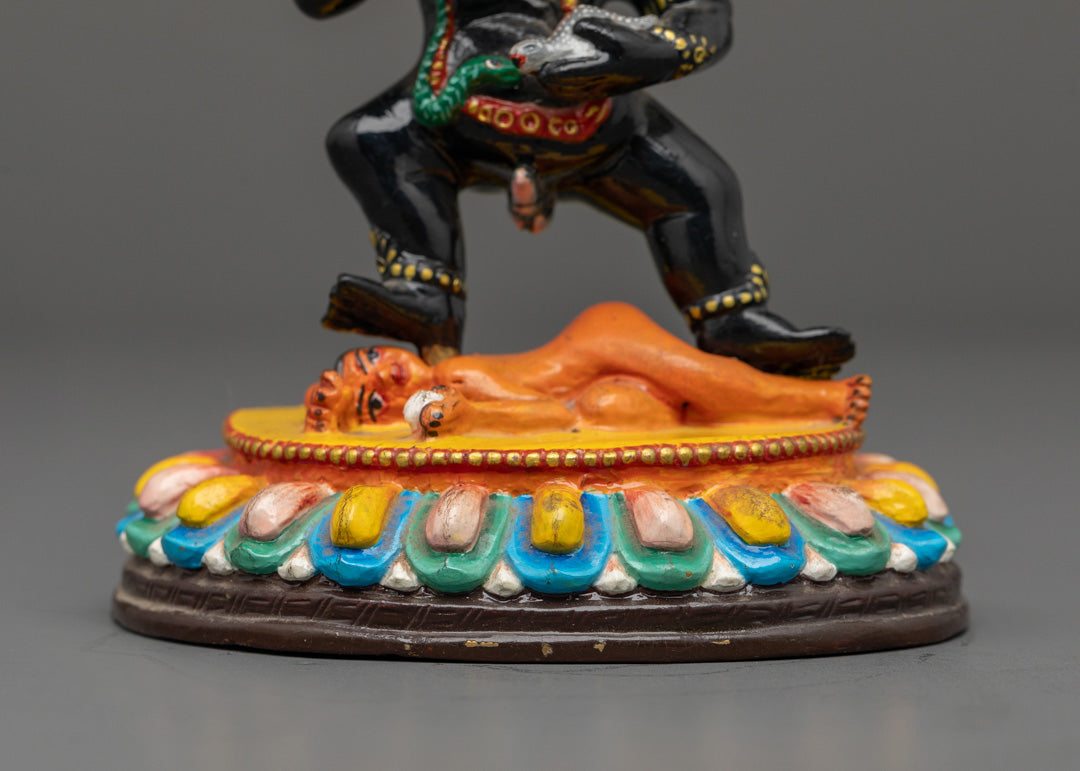 Black Dzambhala Statue | Deity of Wealth and Prosperity