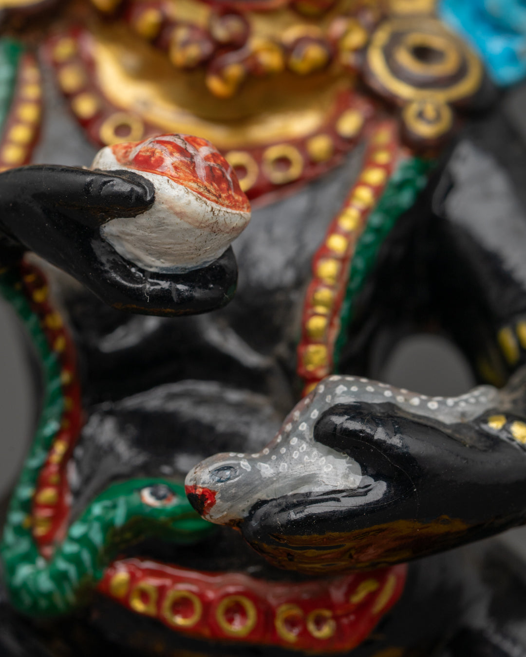 Black Dzambhala Statue | Deity of Wealth and Prosperity