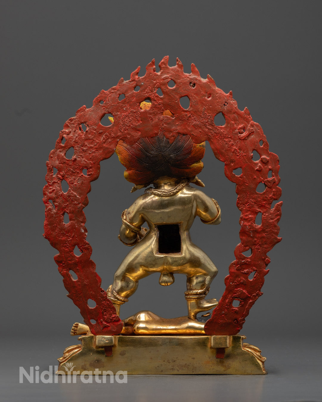 Black Dzambhala Statue | Powerful Buddhist Wealth Deity