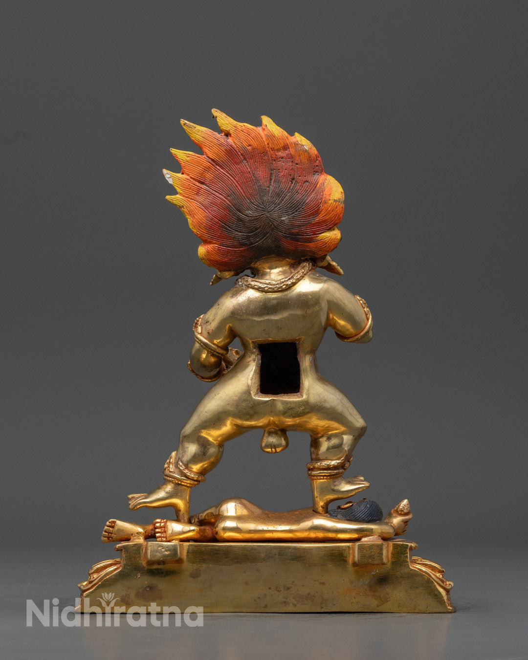 Black Dzambhala Statue | Powerful Buddhist Wealth Deity