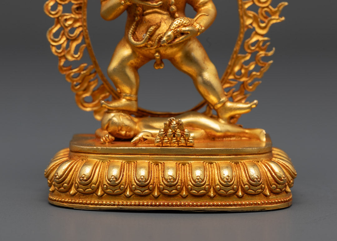 Black Dzambhala Statue: Attract Abundance