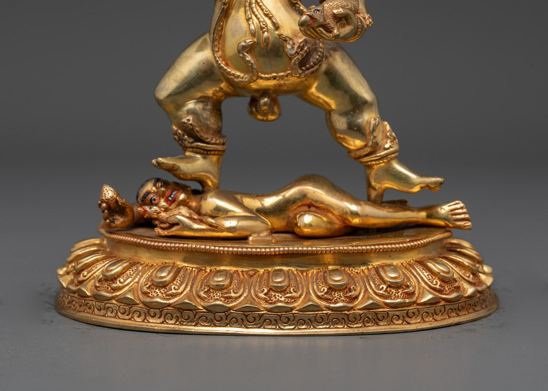 Black Dzambhala Statue | Powerful Buddhist Wealth Deity