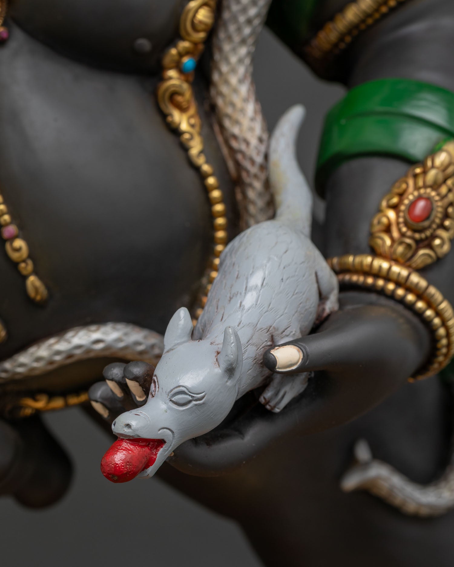 Black Dzambhala Statue