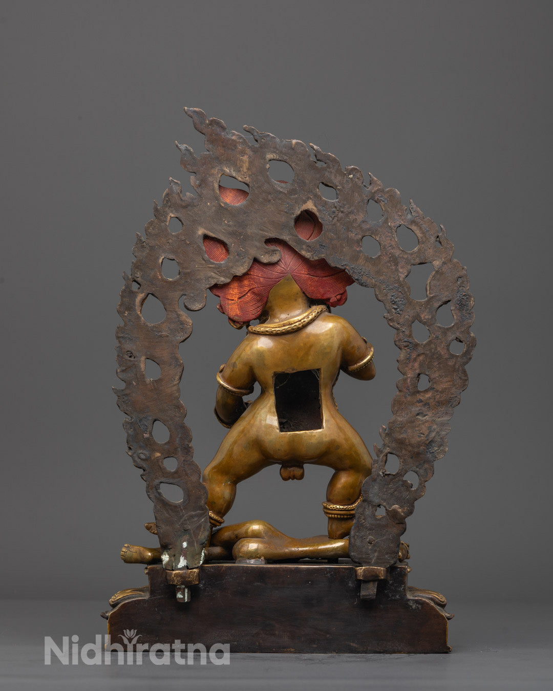 Black Dzambhala Statue | Wealth Deity Sculpture