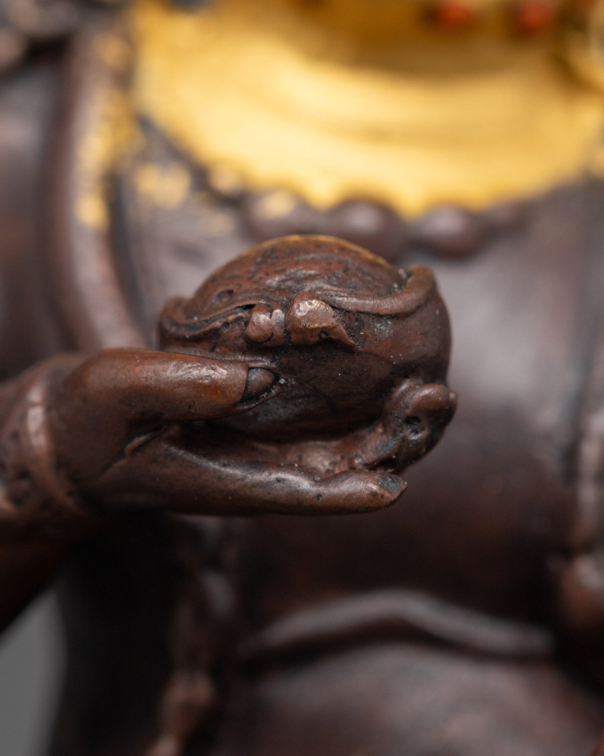 Black Dzambhala Statue