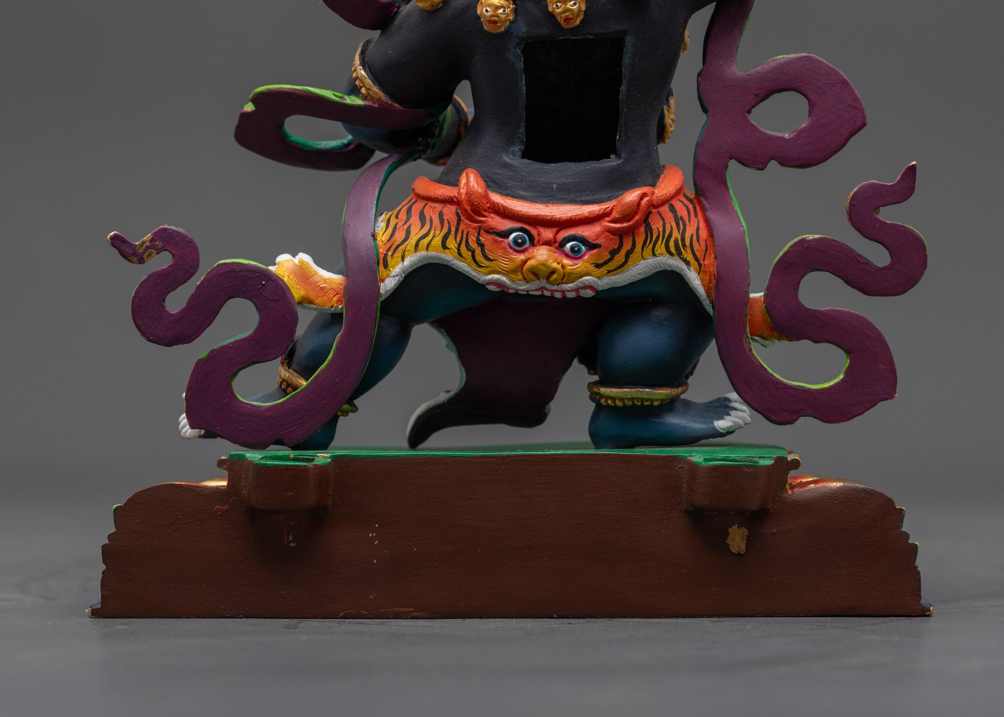 Tibetan Wrathful Manjushri Sculpture | Handcrafted Spiritual Protector