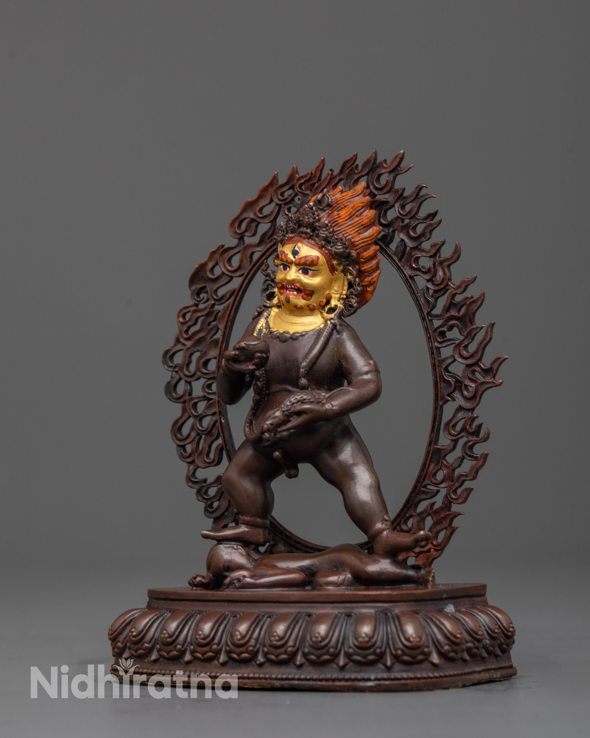 Black Dzambhala Statue