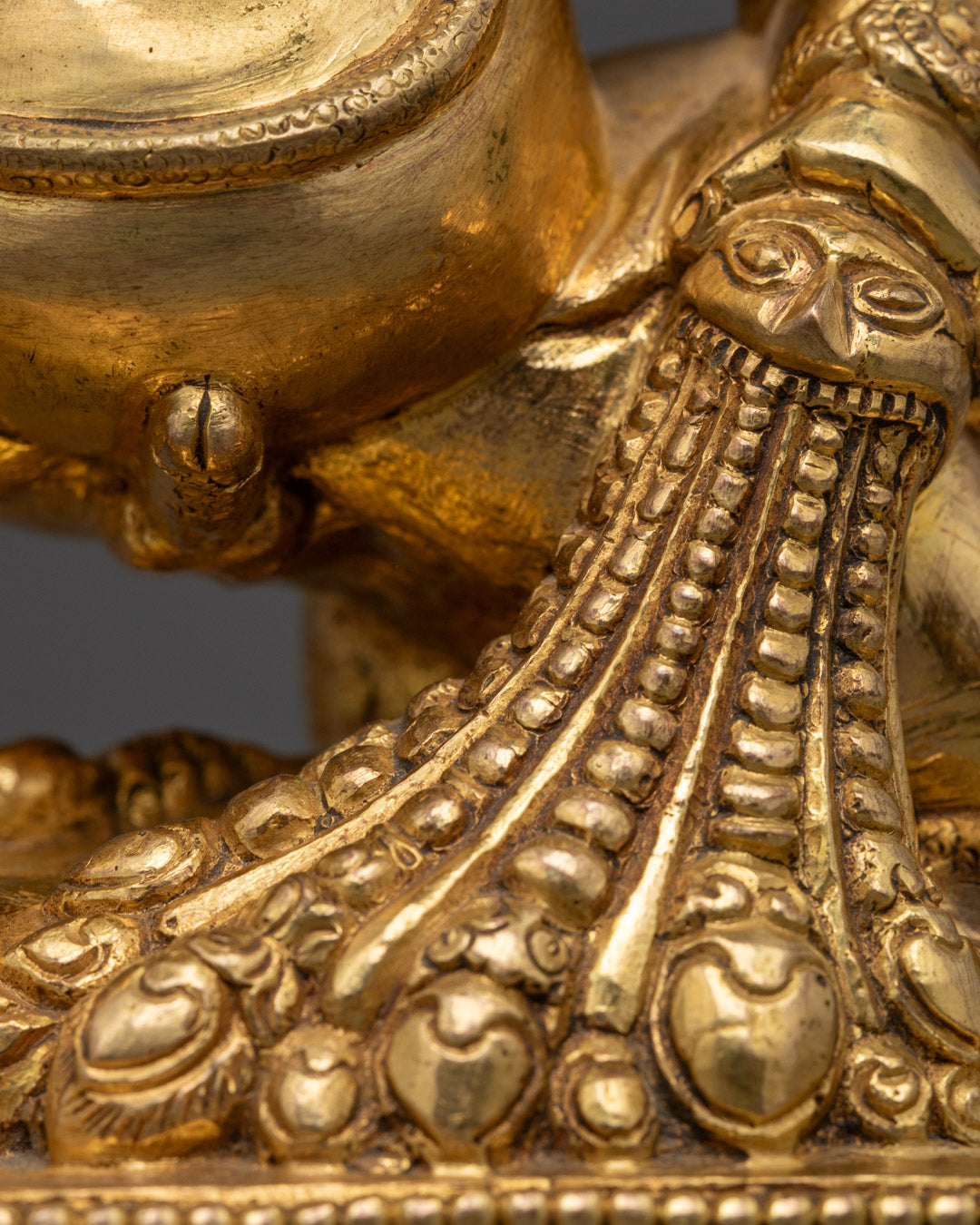 Wealth-bringing Deity Black Dzambhala Statue