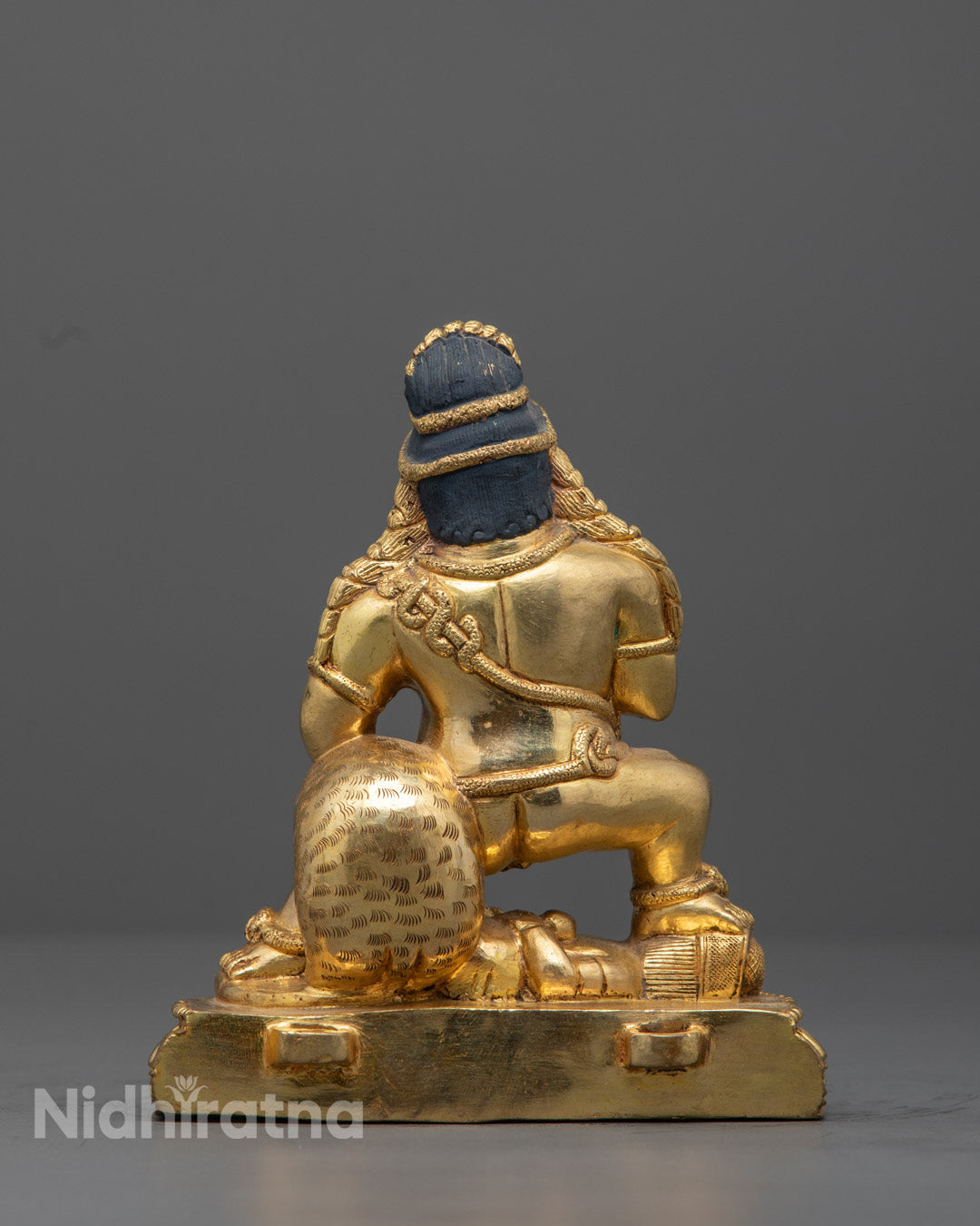 Wealth-bringing Deity Black Dzambhala Statue