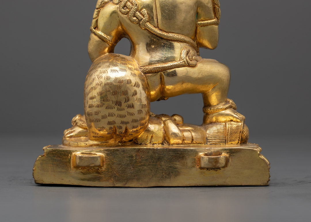 Wealth-bringing Deity Black Dzambhala Statue