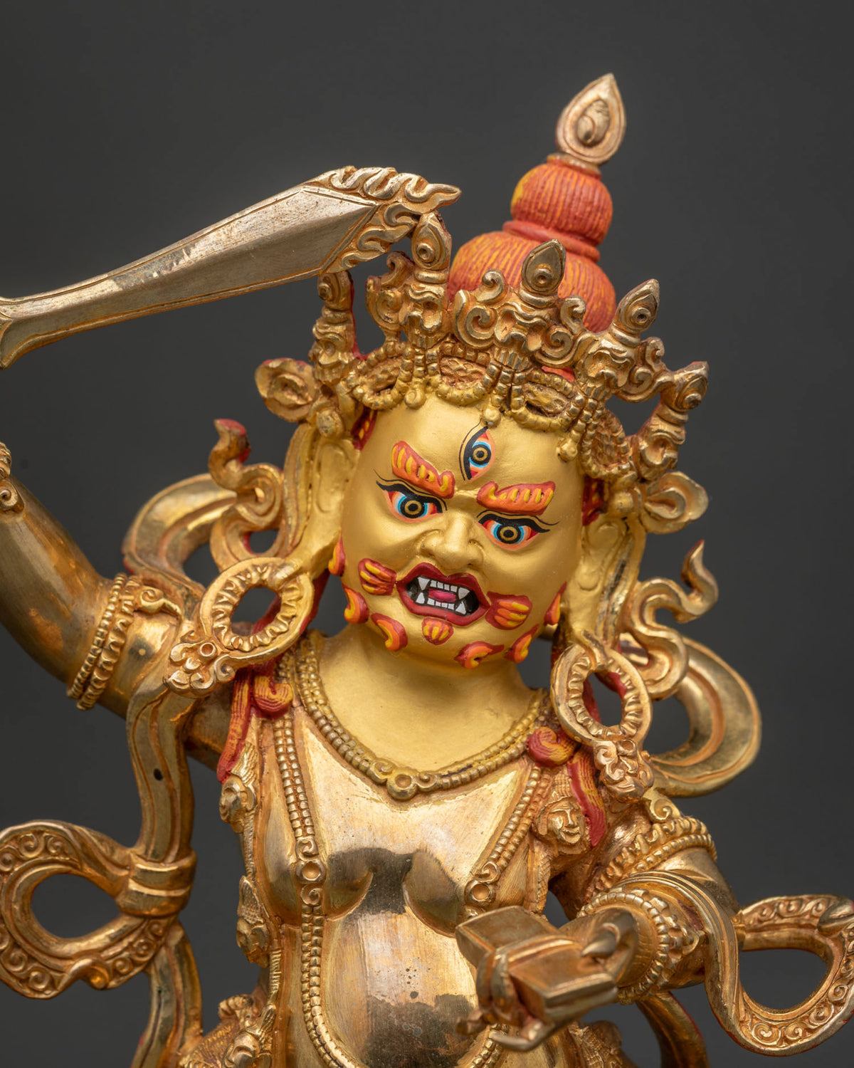 Black Manjushri Statue