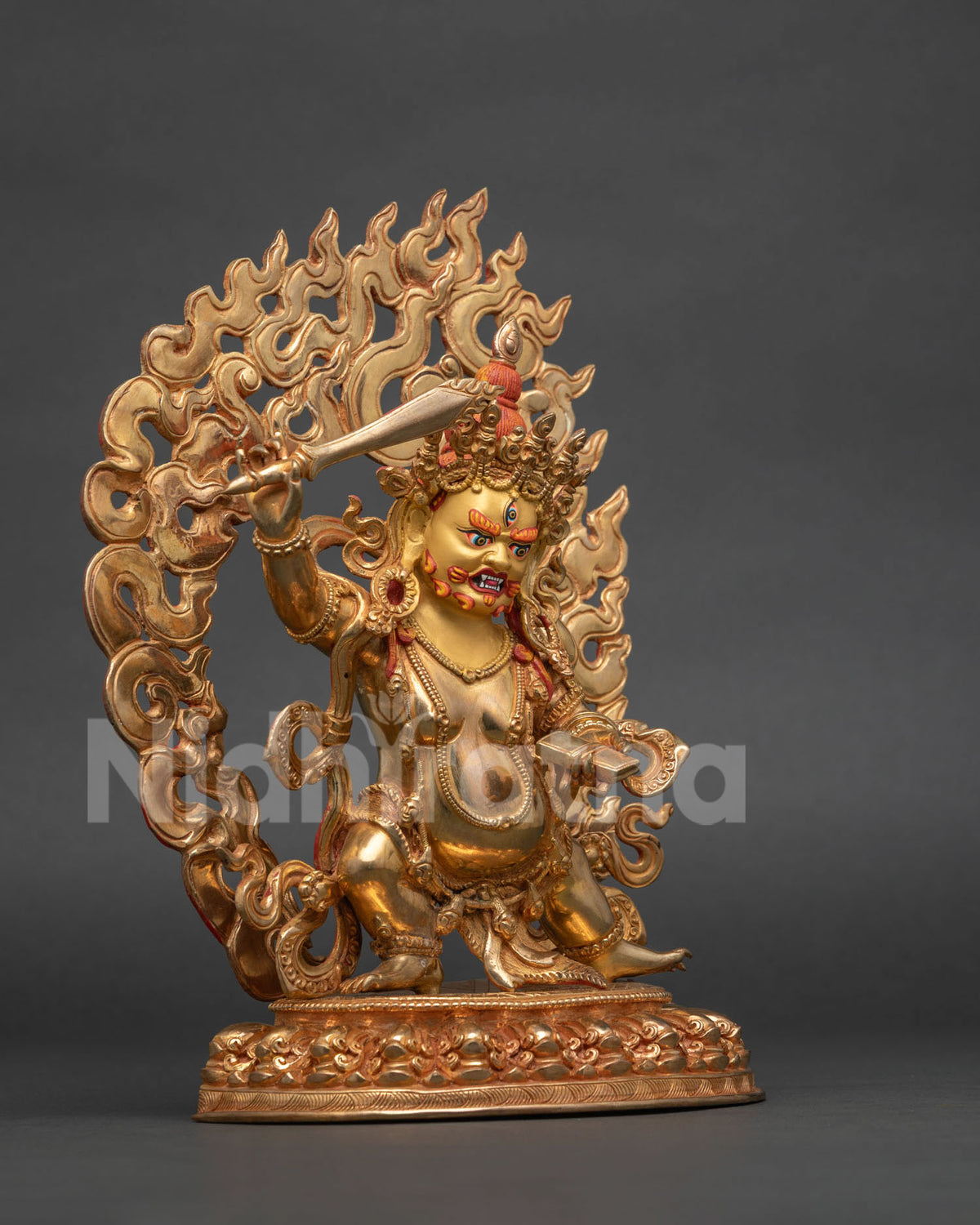 Black Manjushri Statue