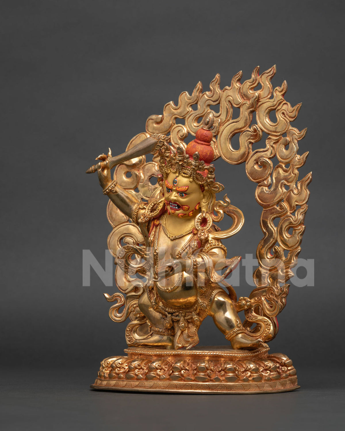 Black Manjushri Statue