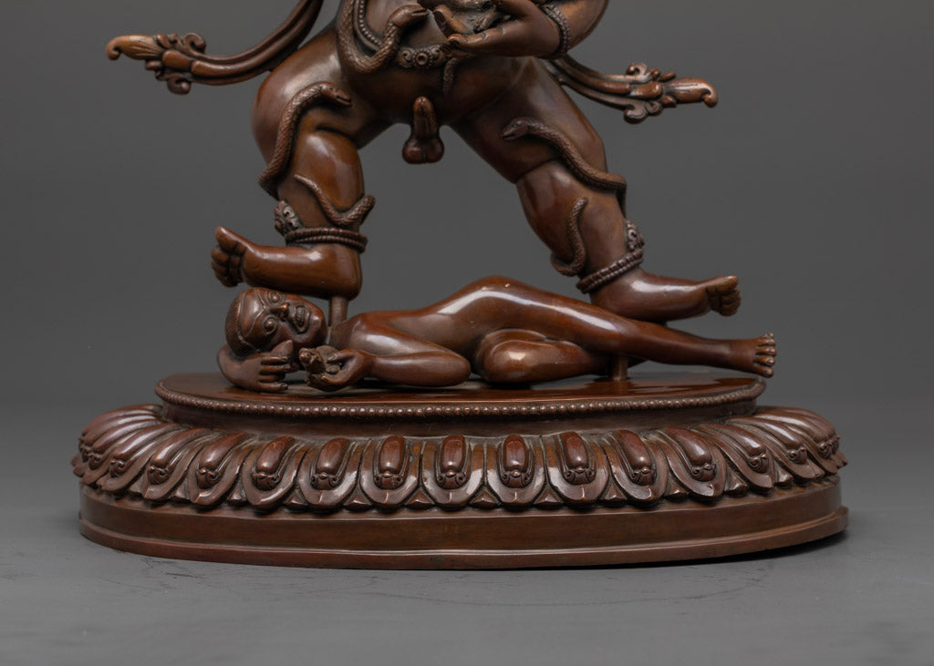 Black Dzambhala Statue | Himalayan Sacred Art