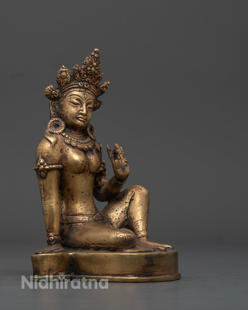 Bronze Parvati Statue | Handcrafted Hindu Goddess Sculpture