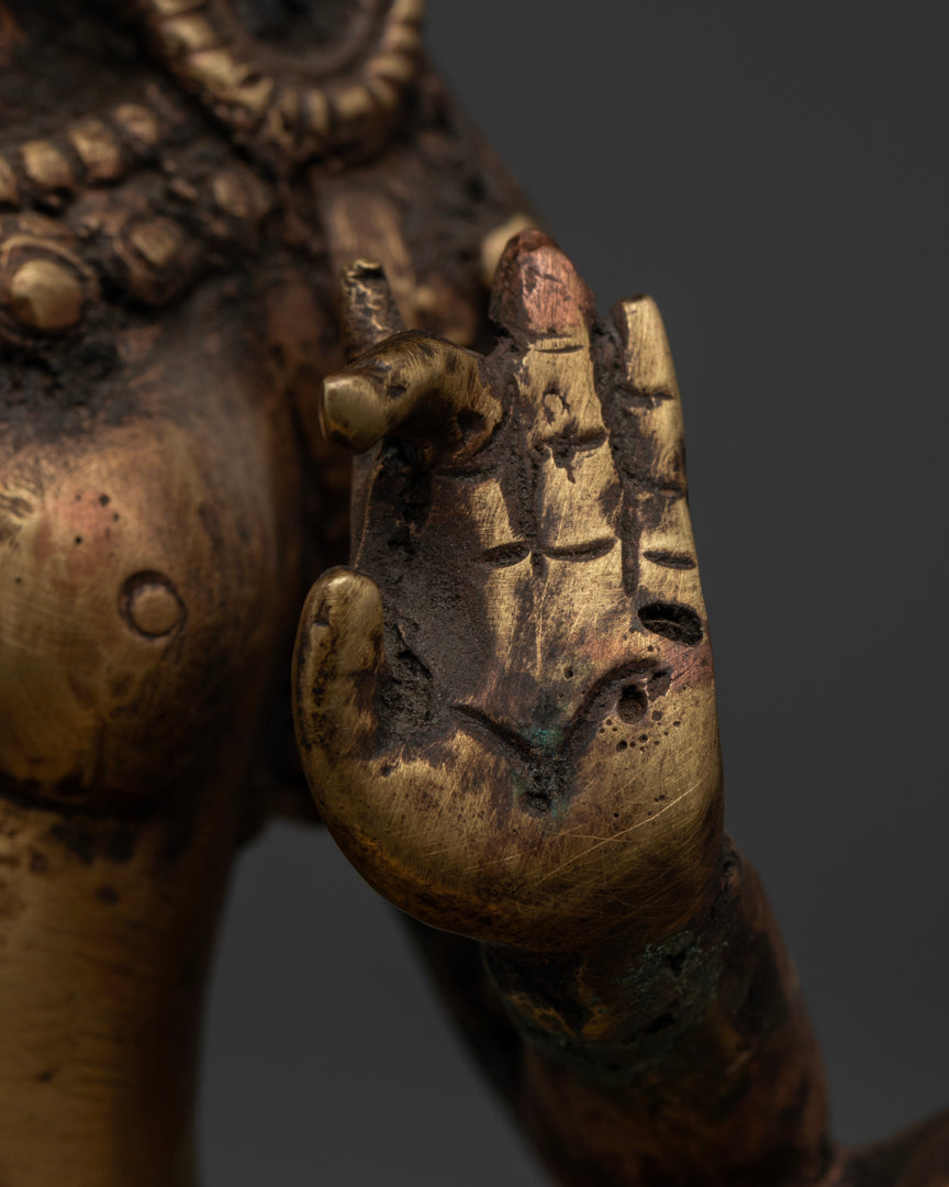 Bronze Parvati Statue | Handcrafted Hindu Goddess Sculpture