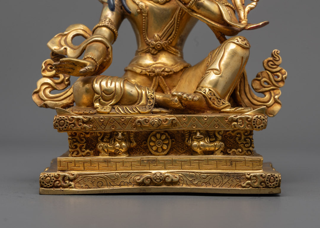 Sarvanivarana Vishkambhin Sculpture | Hand-Carved Bodhisattva