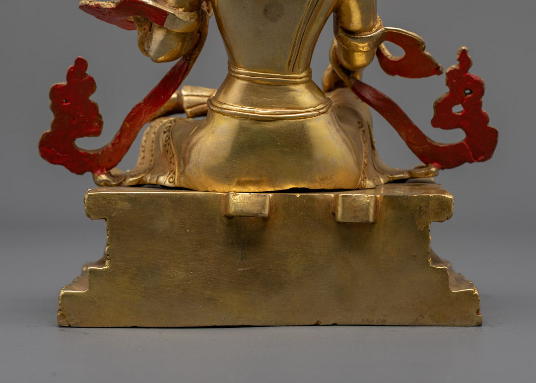 Sarvanivarana Vishkambhin Sculpture | Hand-Carved Bodhisattva