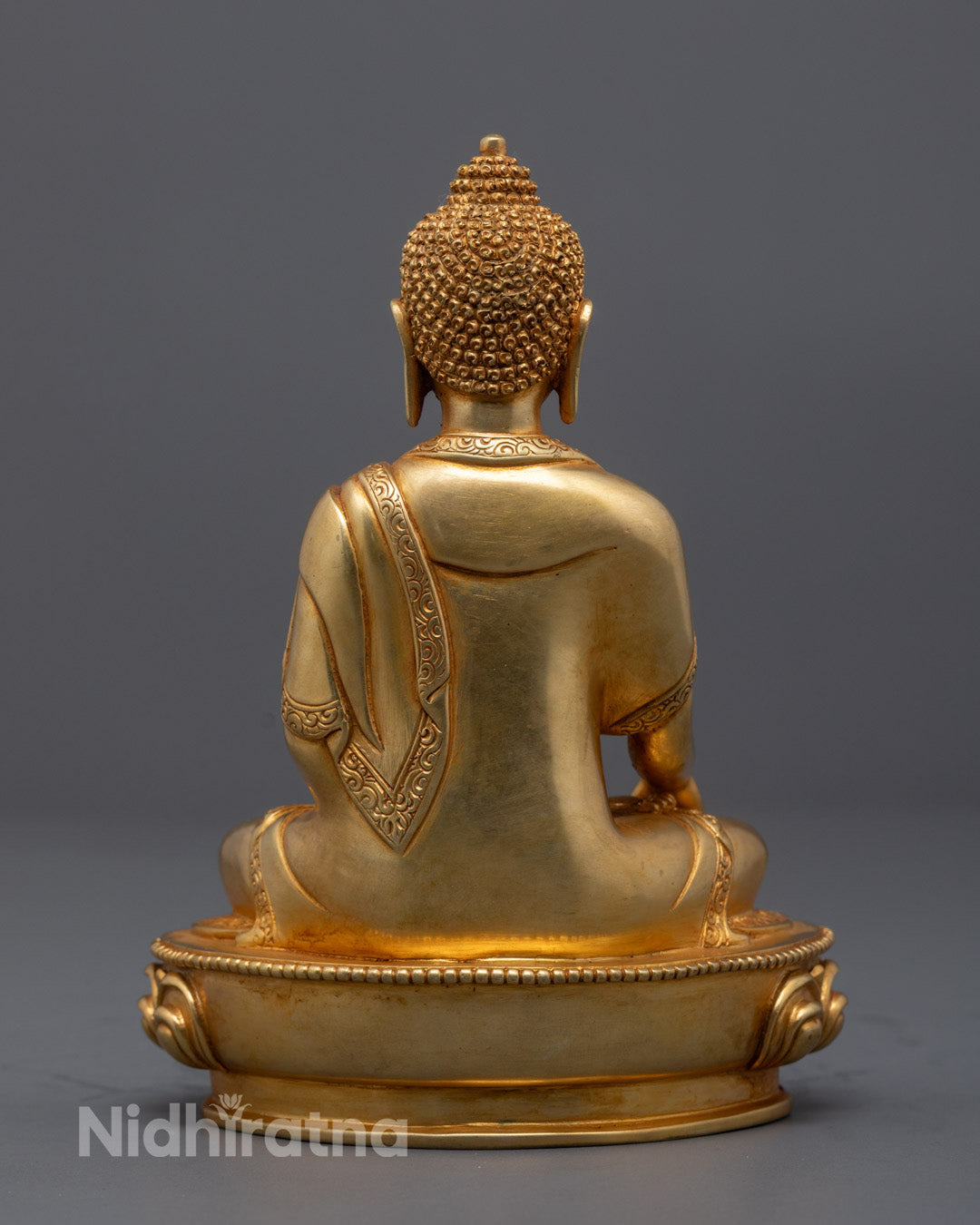 Meditating Buddha Shakyamuni Statue | Earth Touching Buddha Sculpture