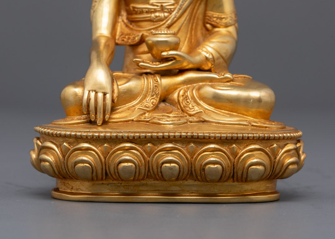 Meditating Buddha Shakyamuni Statue | Earth Touching Buddha Sculpture