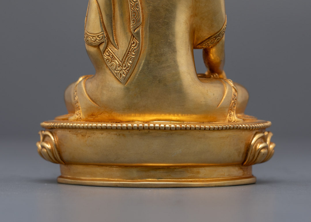 Meditating Buddha Shakyamuni Statue | Earth Touching Buddha Sculpture