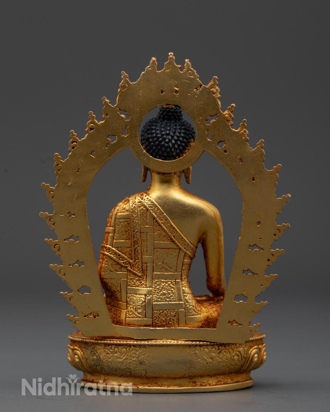 24K Gold Shakyamuni Buddha Statue