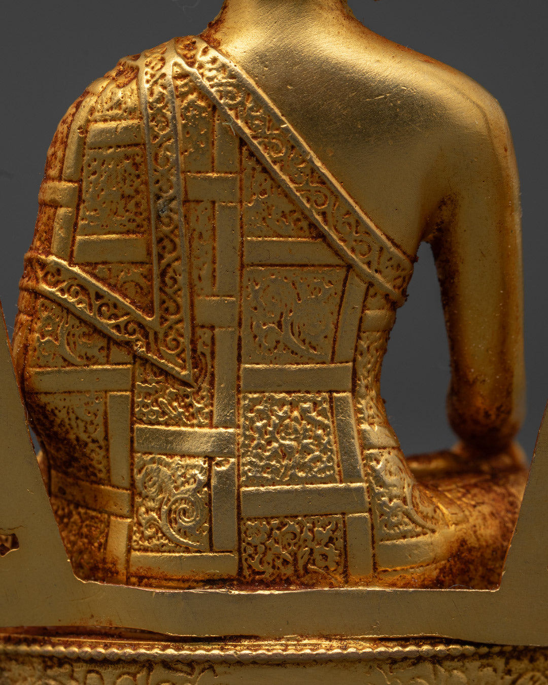 24K Gold Shakyamuni Buddha Statue