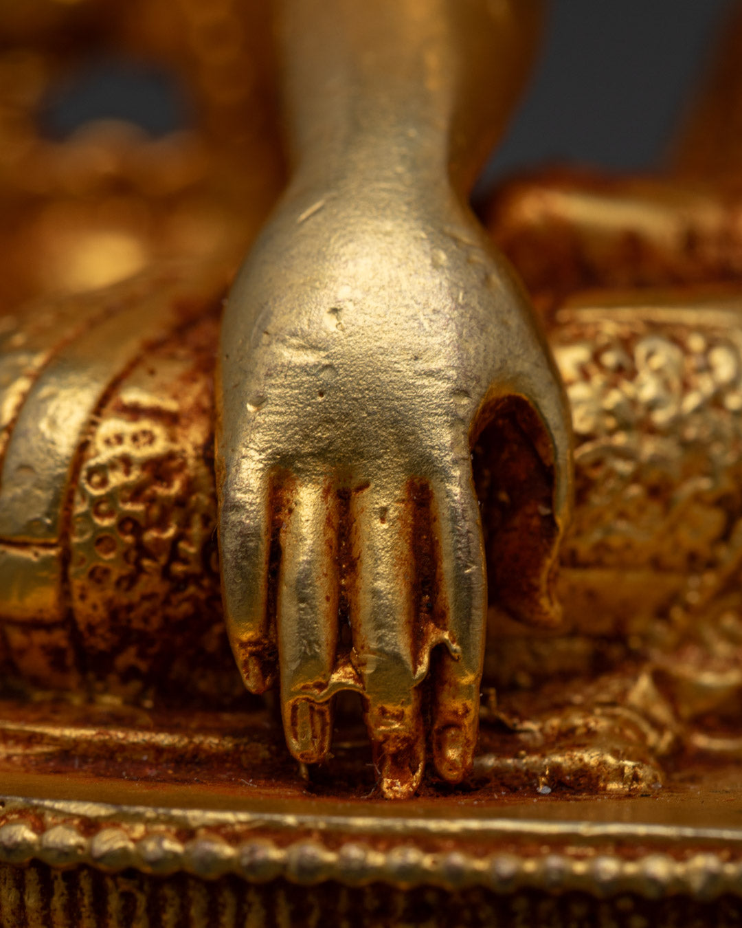 24K Gold Shakyamuni Buddha Statue