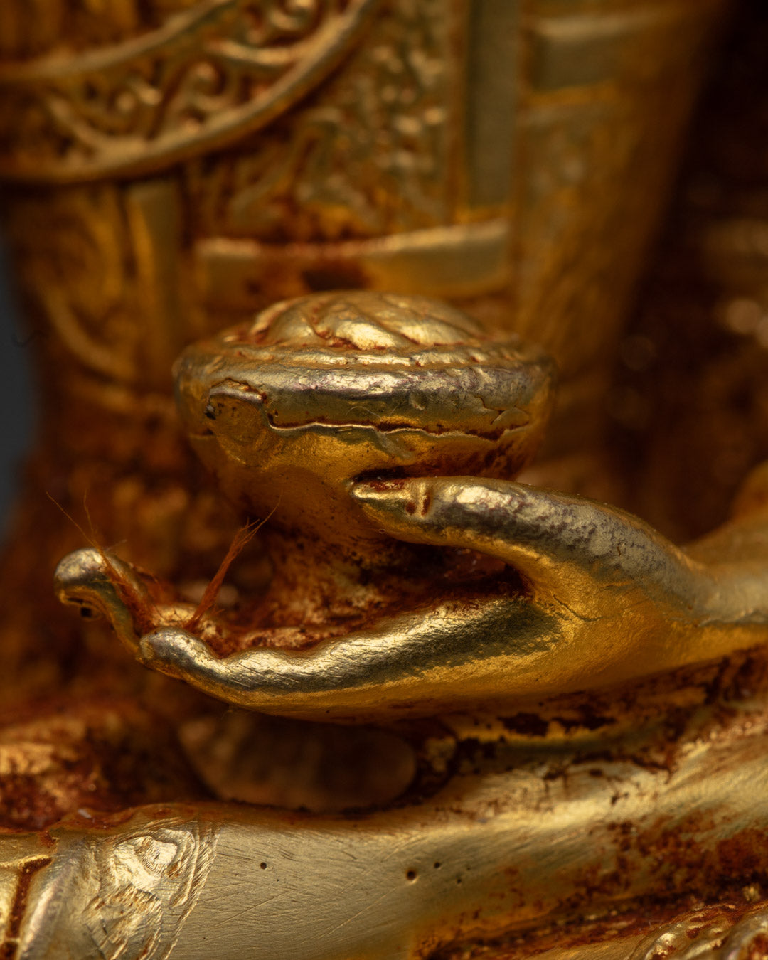 24K Gold Shakyamuni Buddha Statue