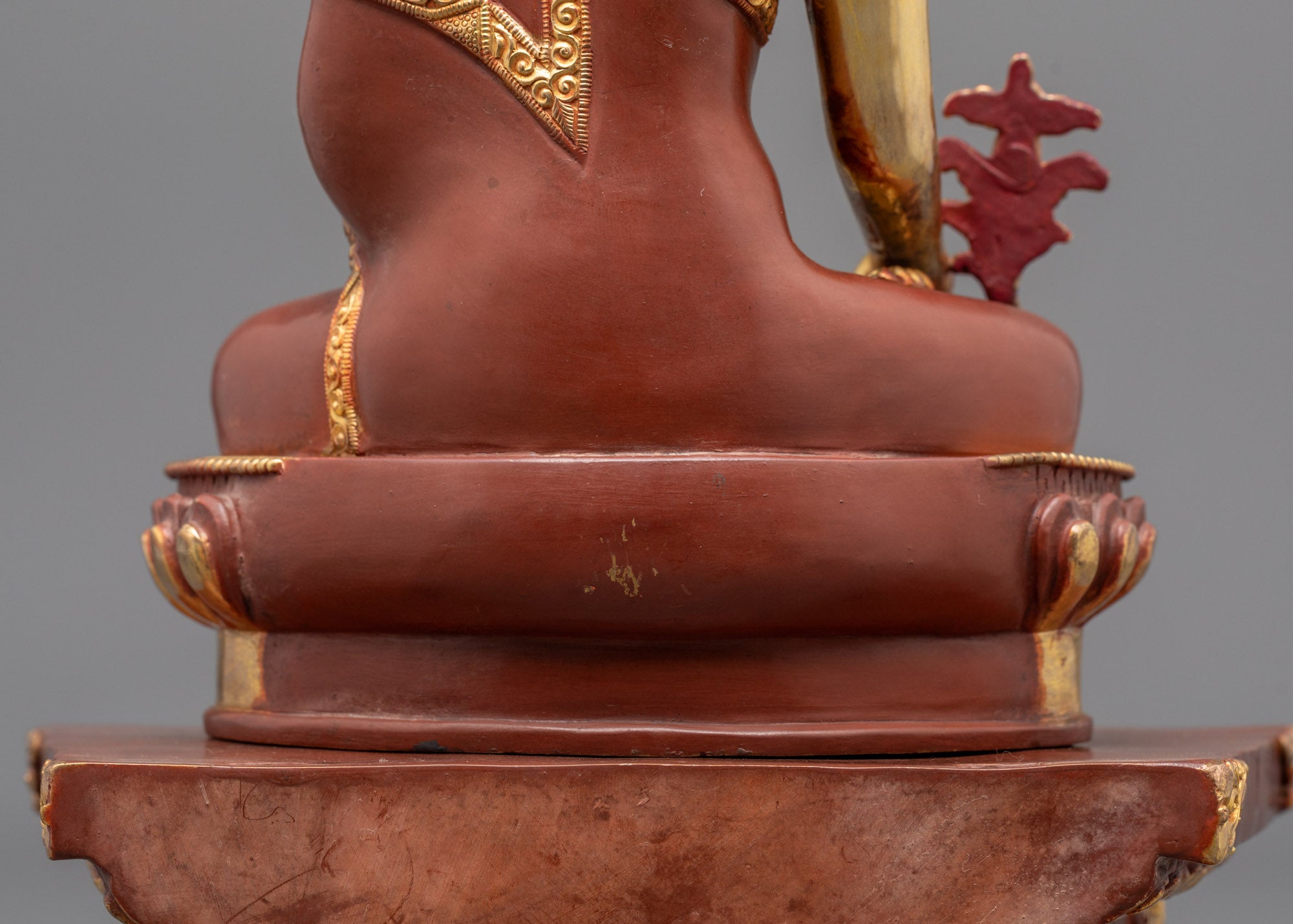Elegant Medicine Buddha on Throne Statue | Ideal for Meditation Spaces
