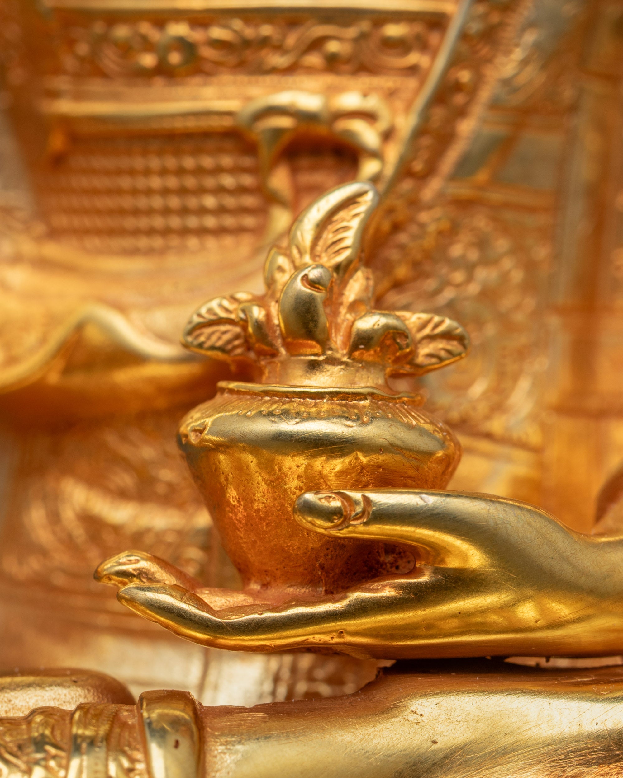 Traditional Machine-Made Medicine Buddha Statue