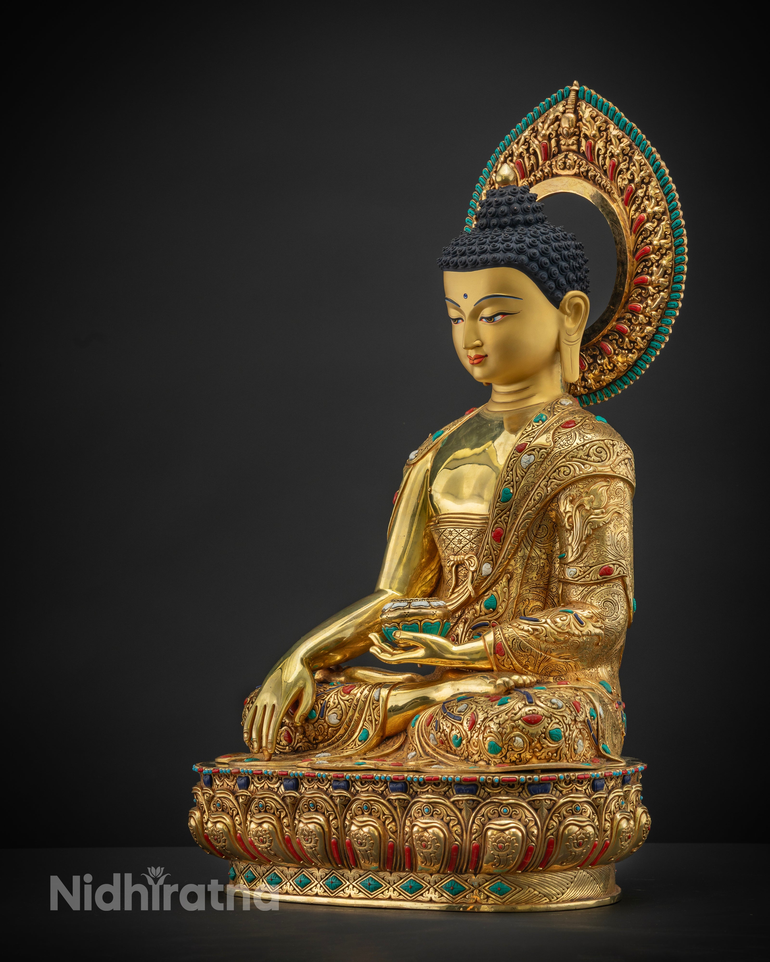 Shakyamuni Buddha Statue From Nepal | Invite Enlightenment and Peaceful Energy