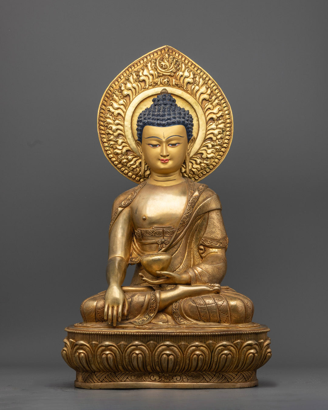 24k Gold Plated Buddha Sculpture | Enlightenment Buddha