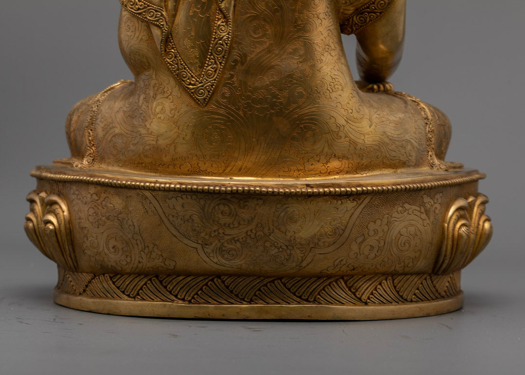 24k Gold Plated Buddha Sculpture | Enlightenment Buddha