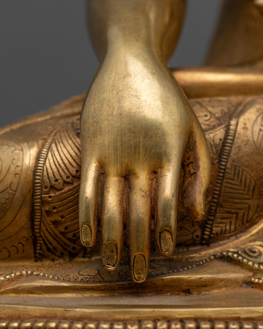 24k Gold Plated Buddha Sculpture | Enlightenment Buddha