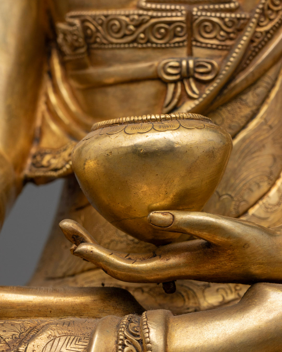 24k Gold Plated Buddha Sculpture | Enlightenment Buddha