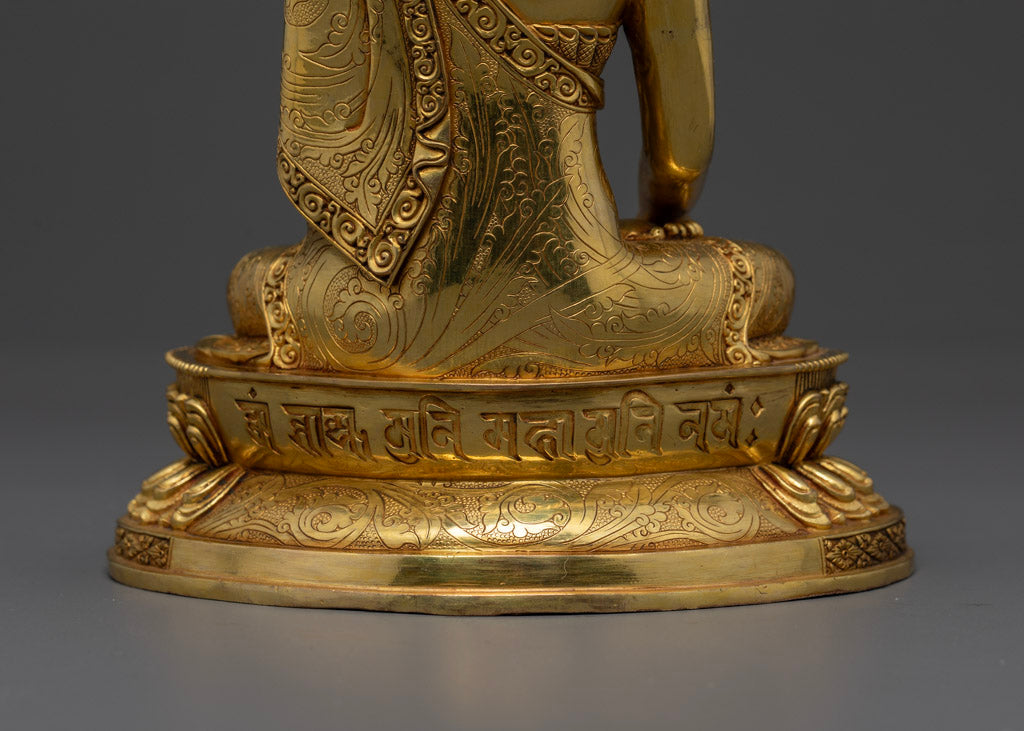 Shakyamuni Buddha Art | Traditional Tibetan Deity Statue