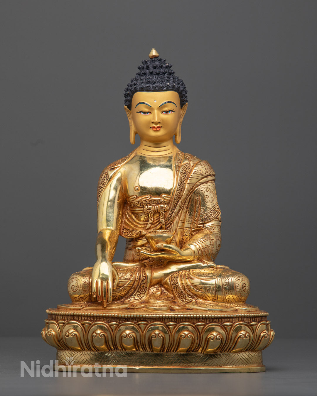 Buddhist Shakyamuni Buddha Statue | Tibetan Artwork