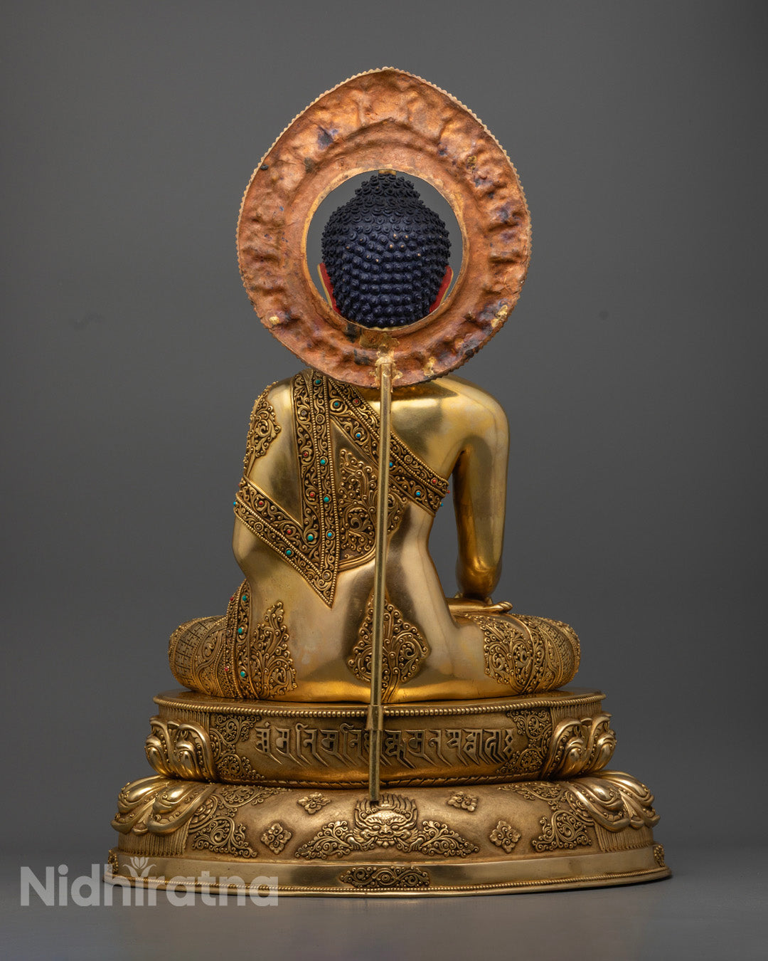 Enlightened Teacher Shakyamuni Buddha | Gold-Plated Spiritual Statue